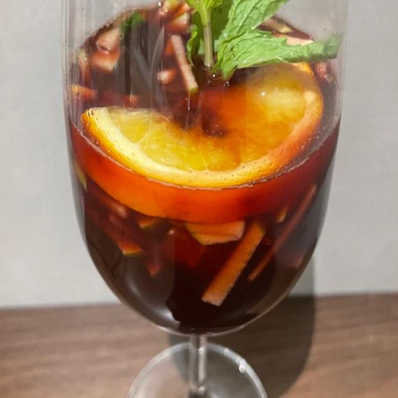 Orange Red Wine Spritz