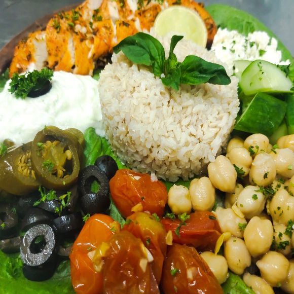 The Sorrento Mediterranean Power Bowl
