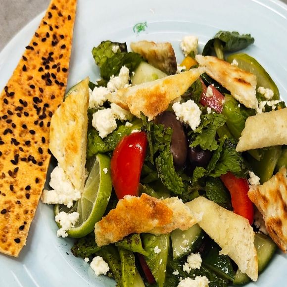 Greek Fattoush Salad