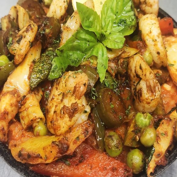Spanish Shrimp Paella