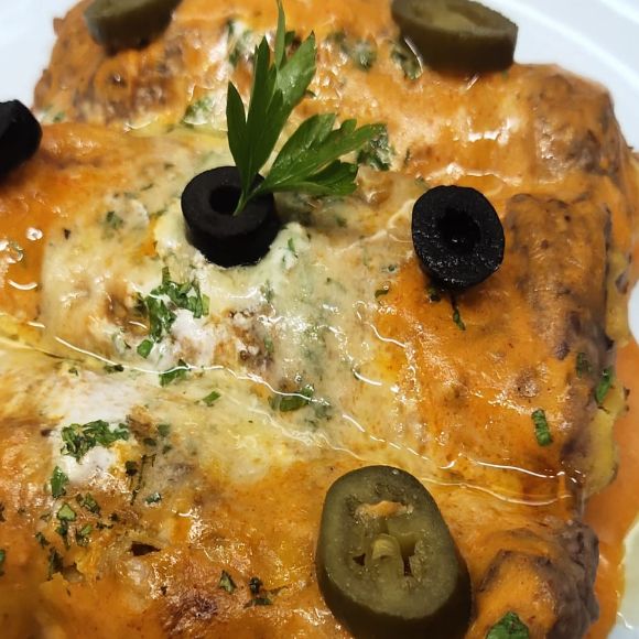 Spanish Grilled Chicken Enchilada