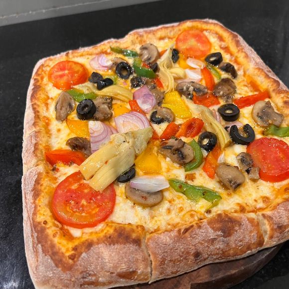 Classic Veggie Lovers Pizza (Sicilian)